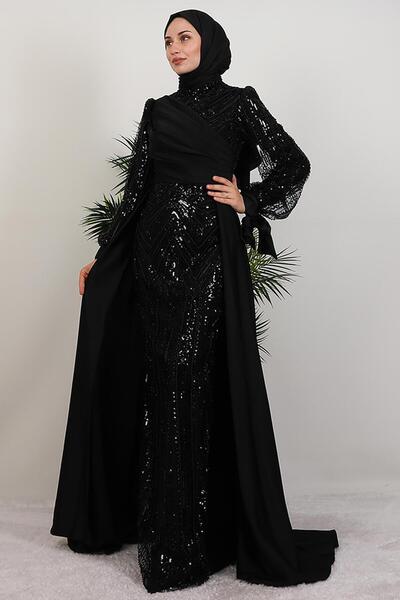 giz astore Eflin İşleme Abiye Siyah