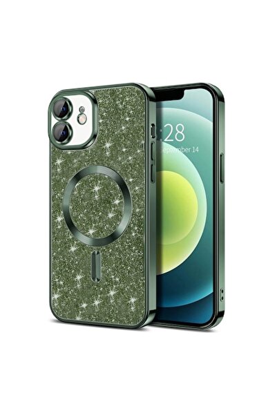 Rao Husa compatibila cu iPhone 12, Grip, Luxury Glitter MagSafe, W85, Plastic...