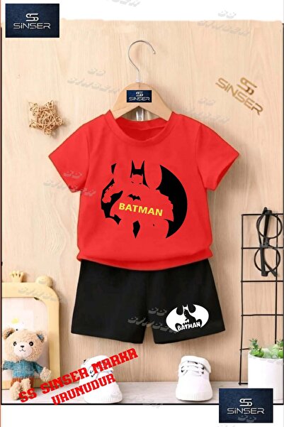 SS SİNSER Tricou cu gât rotund cu imprimeu special „BATMAN SHADOW PRINT” pent...