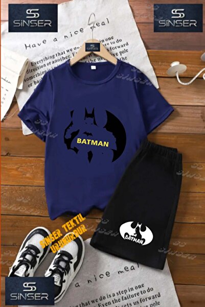 SS SİNSER Tricou cu gât rotund cu imprimeu special „BATMAN SHADOW PRINT” pent...