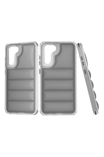 Rao Carcasă compatibilă cu Samsung Galaxy S21 FE 5G, Grip, Wave Shield, D64, ...