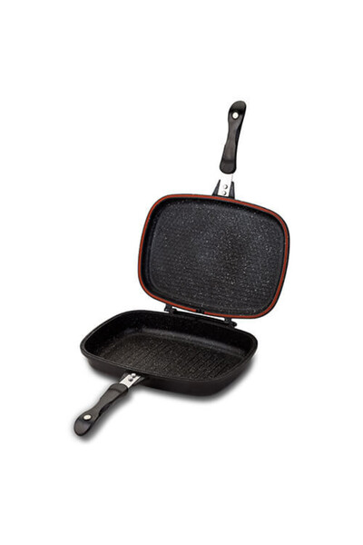 Nava Tigaie gratar dublu 32 cm cu invelis piatra anti-aderent Funtzio NV-142-003