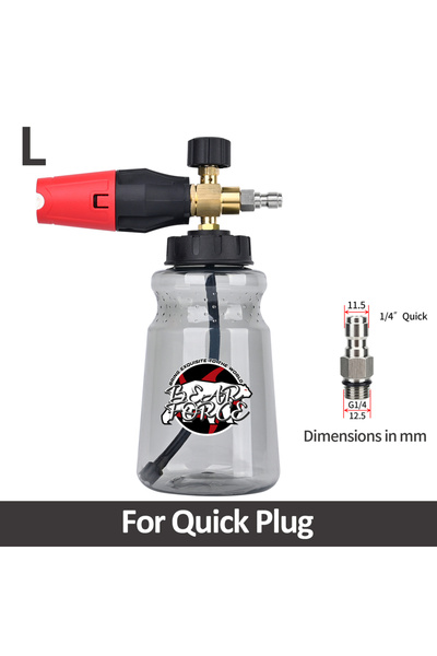 Choice5 For Quick Plug Pressure Washer Snow Foam Lance Foam Nozzle Car Wash F...