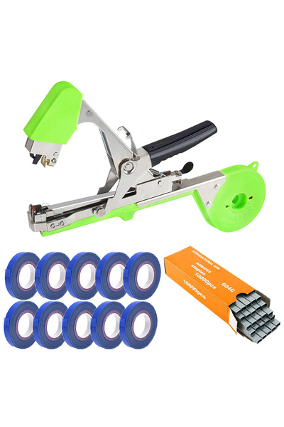 choice2 مجموعة من 12 حزامًا أزرق، أدوات بستنة جديدة لربط الأغصان، آلة ربط الط...