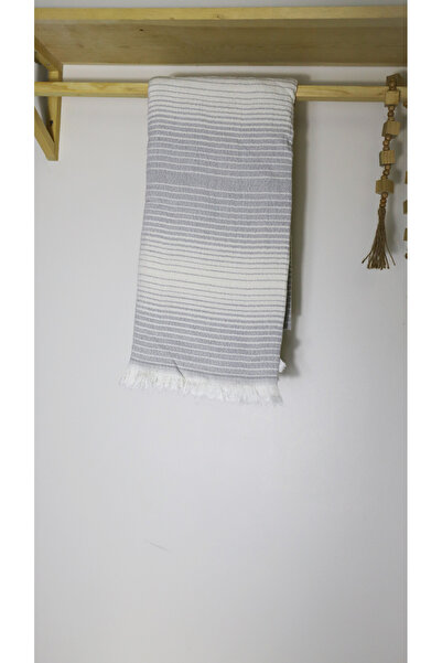 AQUATOLIA Li̇kya Striped Peştemal - 100% Cotton - 100X180 - Peshtemal - Beach Towel - Striped Pattern