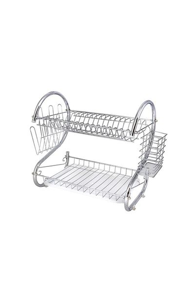OEM Scurgator vase etajat cromat, 40 x 27 x 40 cm, Z-inox