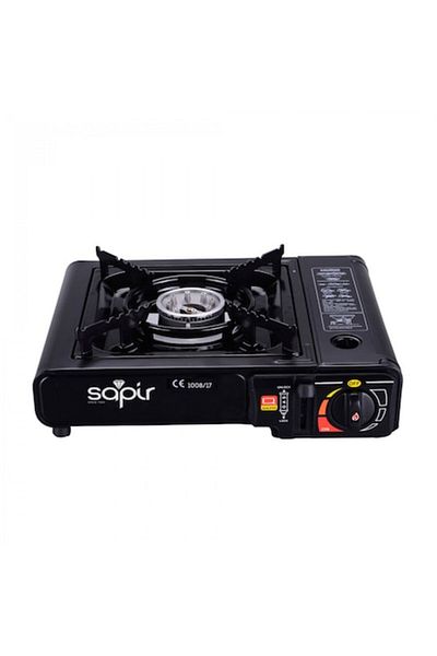 SAPIR Portable Camping Stove Sapir, 2.1kW, Automatic Ignition, Black