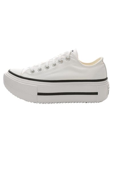 converse A15491C-K Chuck Taylor All Star Lift Double Stack Platform Adidasi pentru femei, alb