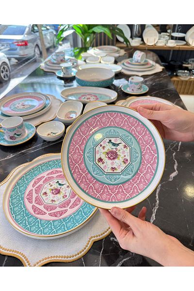 Onedekor 37 Piece Birdie Breakfast Set