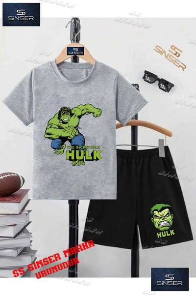 SS SİNSER Tricou cu gât rotund cu imprimeu personalizat „HULK GIANT LEFT FOOT...