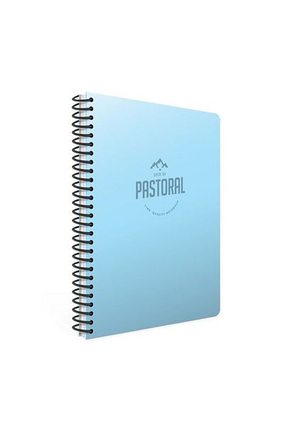 Gıpta Caiet cu copertă PP spiralată pastorală A4 simplu 3246