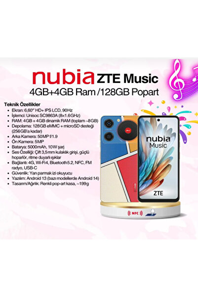 Nubia Zte music