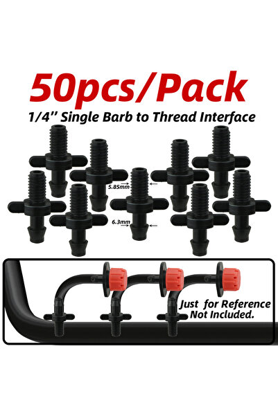 Choice7 K-Joint-50pcs 1-50pcs Barbed Connectors Irrigation Fittings Drip Irri...