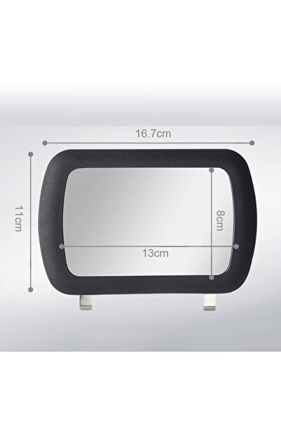 VODOOL Car Sun Visor Cosmetic Mirror Portable Auto Interior Make Up Mirror Sun-Shading Cosmetic Mirror C...