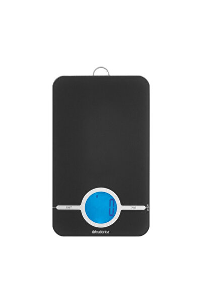Brabantia Cântar de bucătărie Tasty+ gri închis cu afișaj LCD