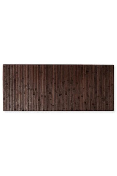 OEM Covor dreptunghiular din bambus și cauciuc, 50 x 120 cm, Grunberg BM027/Maro