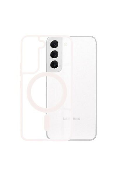 Rao Husa compatibila cu Samsung Galaxy S22 5G, Grip, MagSafe Pro, H84, Premium Lexgard, Nude Pinky