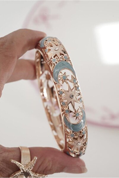 AŞIK ACCESSORIES سوار مينيلي على شكل نجمة القمر والفراشة