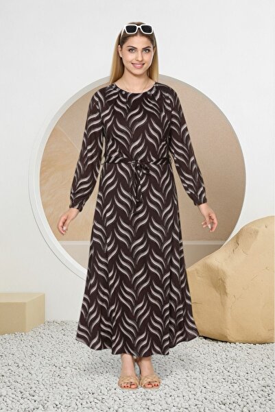 Gündoğan Dress Young Model with Glitter Print