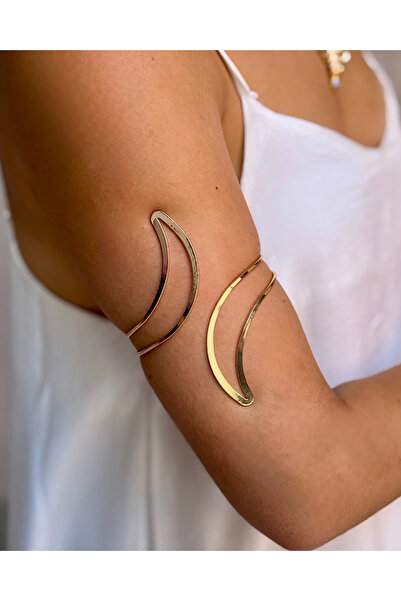 Vitastyle GOLD RENK SOYUT ALEV DESENLİ PAZU/OMUZ BİLEZİĞİ