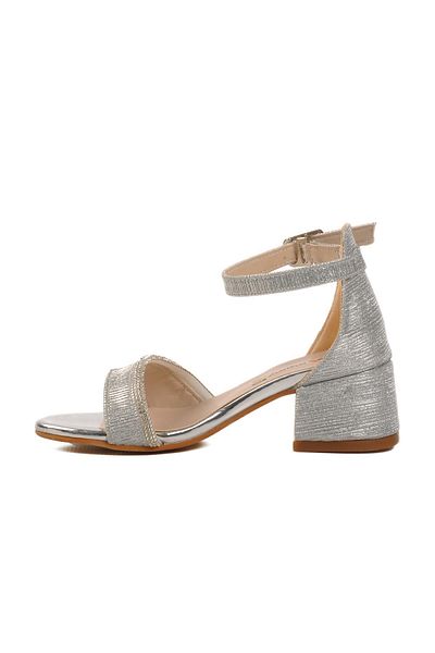 WALKWAY 6503 P Silver Pantofi de seara pentru copii Momy