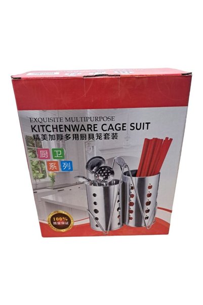 OEM Suport pentru tacâmuri din oțel inoxidabil cu 2 compartimente Mere KD144