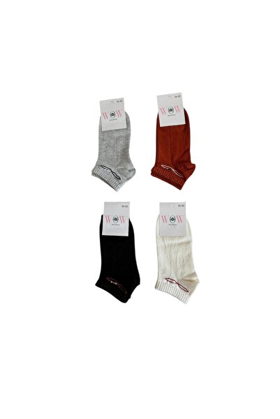 Divvinhomewear Women's 4-Piece Booties Socks