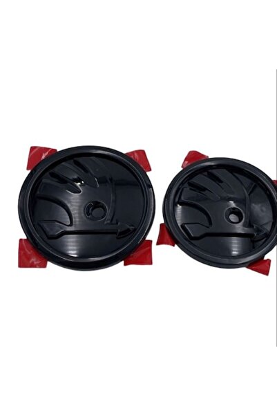 MAF Set doua embleme capota/portbagaj negru lucios pentru Skoda Octavia Super...