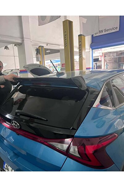 mdtuninggaraj Hyundai i20 2021-2025 Yeni Kasa Uyumlu Plastik BOYASIZ DTM Spoiler