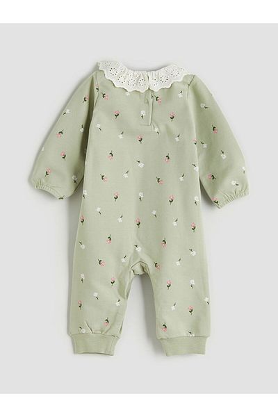 LC Waikiki Lcw Baby Crew Neck Baby Girl 2 Thread Jumpsuit