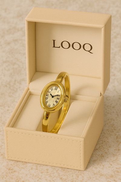 LOOQ نموذج الكف بارز الأرقام الرومانية