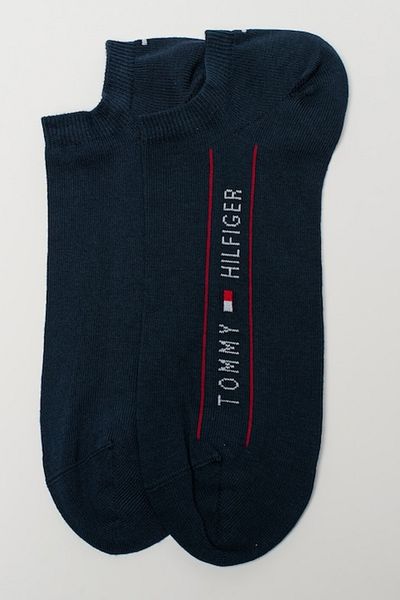 Tommy Hilfiger , Set of ankle socks with logo design - 2 pairs, Ultramarine blue, 43-46