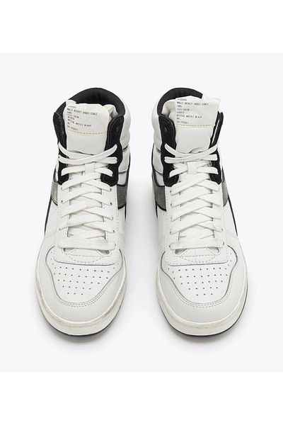 Diadora Magic Basket Mid Metal Women's White Sports Shoes - 501.179301-C0013