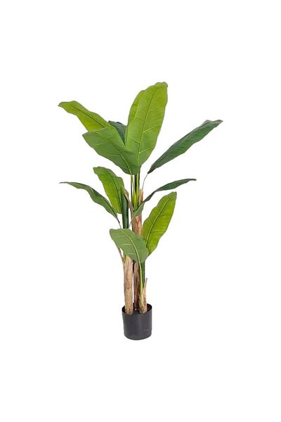 ElastiX Planta Banana Tree artificiala, planta decor 130 cm