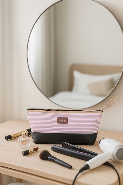 MorBebe Τσάντα styling μαλλιών I Τσάντα ισιώματος μαλλιών I Τσάντα για μπούκλες I 38x16x16
