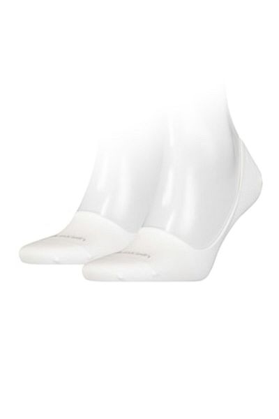 Calvin Klein , Set of very short socks - 2 pairs, White, 39-42