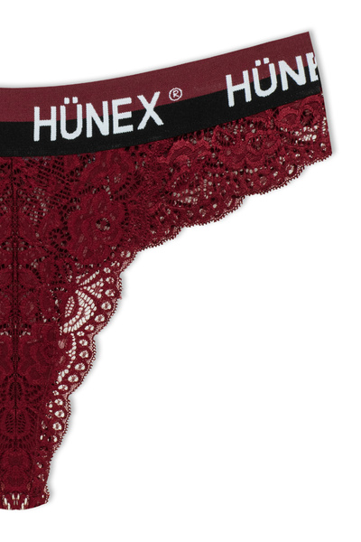 HNX Dantelli Lastikli Kadın Tanga Külot | 5'li Paket