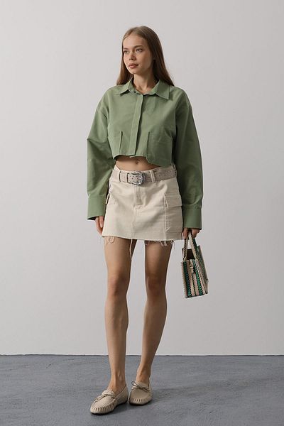 VAGGON Short Double Pocket Shirt