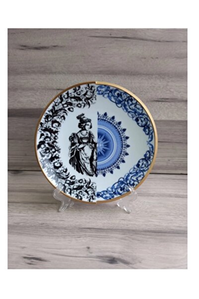 FERMATO طقم أطباق كيك بورسلين مكون من 6 أشخاص من سلسلة أرتميس