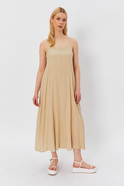 VAGGON Strappy Long Bell Dress