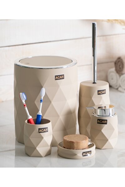 ACAR Astorıa Acrylic Bathroom Set 5 Pcs Tkebt Vi̇zon