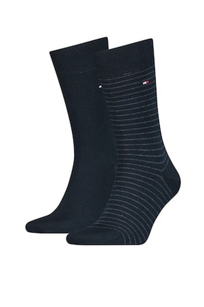 Tommy Hilfiger , Set de sosete lungi - 2 perechi, Bleumarin inchis, 39-42
