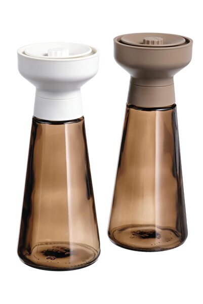 IKEA QUİCK 2 Adet Döndürmeli Baharat Değirmeni Yükseklik 19 Cm 2'li Set Masa ...