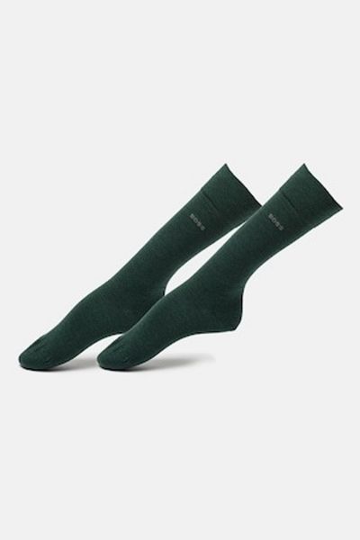 BOSS , Set de șosete lungi din amestec de lână - 2 perechi, Verde închis, 43-46