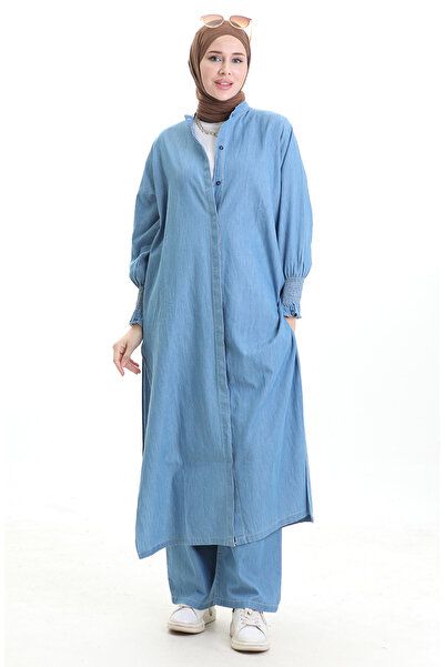 sefamerve Double Suit 260625-02 Blue