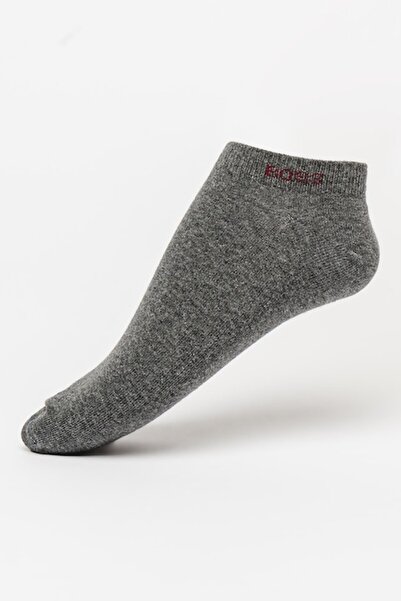 BOSS , Set of ankle socks - 2 pairs, Burgundy, Melange grey, 43-46