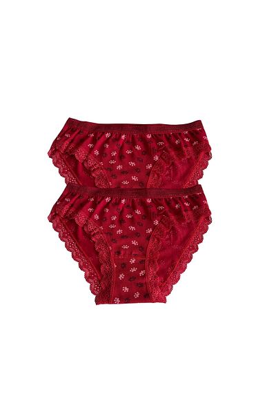 Divvinhomewear Women's 2-Piece Bikini Panties