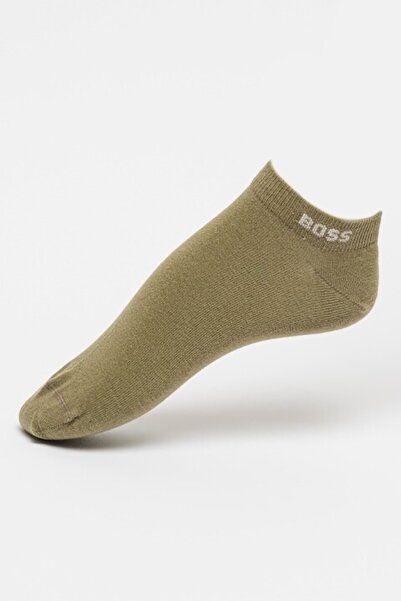 BOSS Set of Ankle Socks - 2 Pairs, Beige, Khaki, Size 40-46