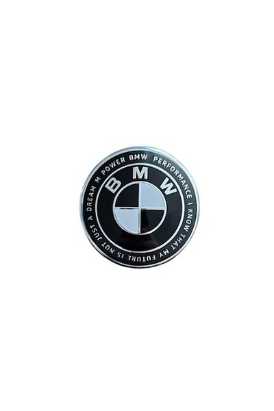 MAF Emblemă BMW, 82 mm, ediție aniversară alb-negru