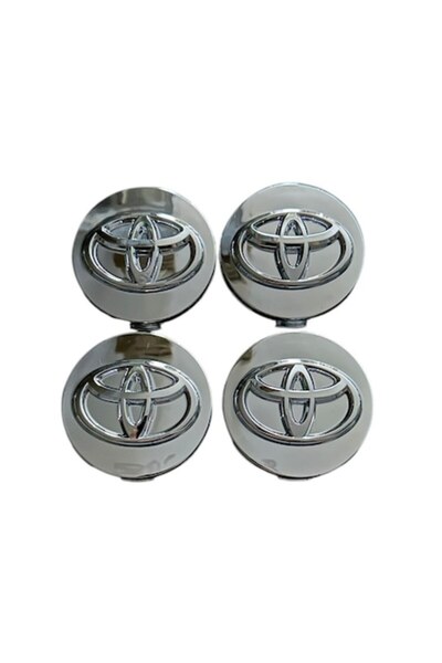 MAF Set de 4 capace de jantă Toyota, 62 mm, cromate
